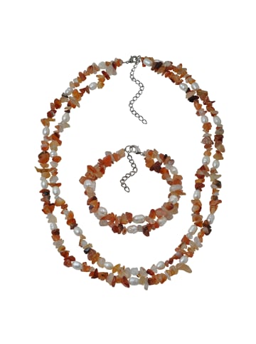 Steuer Modeschmuck Metall in braun