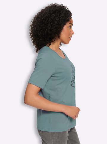 Sieh an! Kurzarm-Shirt in jade