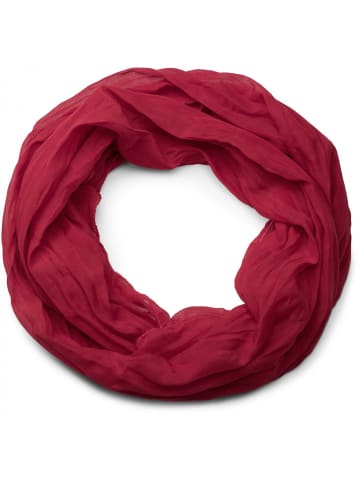 styleBREAKER Seidiger unifarbener Loop in Rot