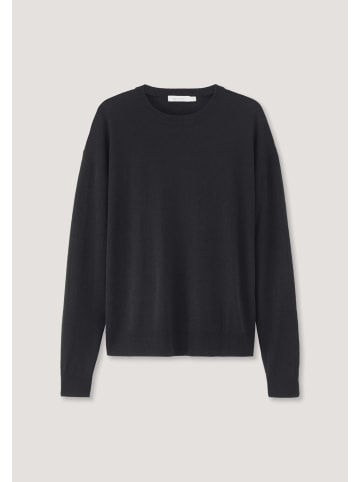Hessnatur Pullover Regular in schwarz