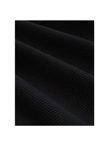 TOM TAILOR Denim Halbarmhemd in deep black