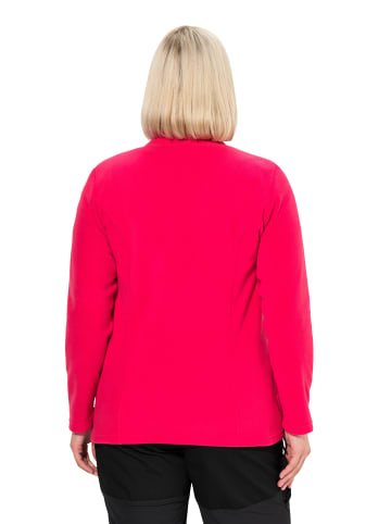 Ulla Popken Sweatjacke in magenta