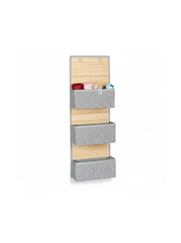 relaxdays Hängeaufbewahrung in Grau - (B)33 x (H)94 x (T)12 cm