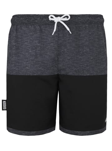 GUGGEN MOUNTAIN Badehose Black-White in Schwarz-Grau