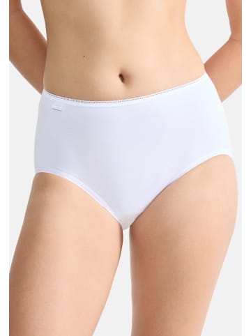 Sloggi Midi Slip 24/7 Cotton in Weiß / schwarz / beige