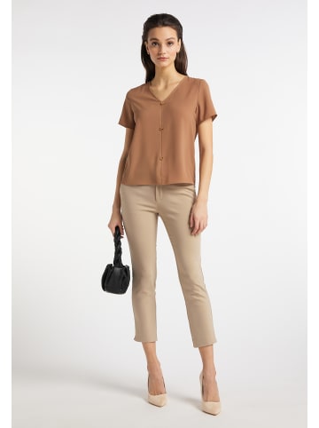 usha BLACK LABEL Damen Blusenshirt in Dunkelbeige