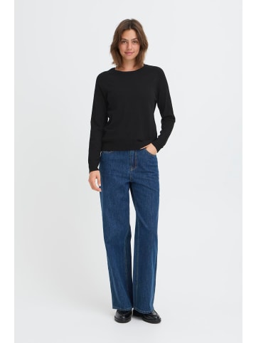 Oxmo Strickpullover OXBMMNORA RAGLAN JUMPER in Schwarz