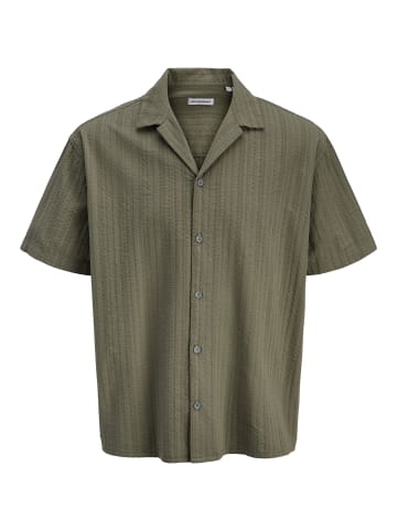 JACK & JONES PLUS Hawaii-Hemd in Vetiver