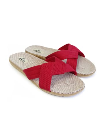 Brasileras Pantoletten "Tren 50 Classic" in Rot