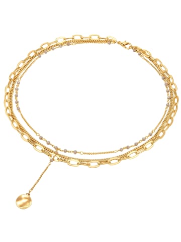 Lulu & Jane Halskette Metall-Legierung in gelbgold