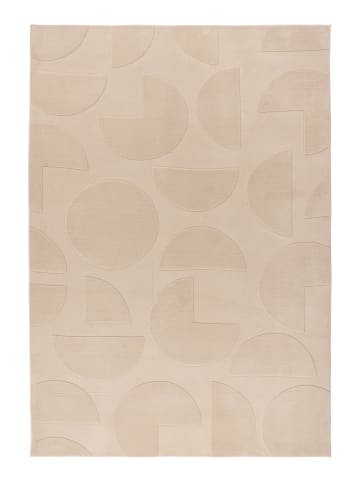 Vivorum Wohnzimmer Kurzflor Teppich Niburi 425 in beige