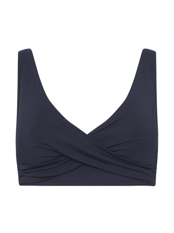 Sea Level Essentials Cross Front Multifit Bra Top in NIGHT SKY