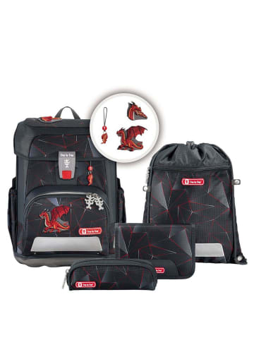 Step by Step Cloud - Schulranzen Set 5tlg. (Police Truck Charly) in Dragon Drako