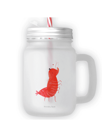 Mr. & Mrs. Panda Limonadenglas Garnele Franzose ohne Spruch in Transparent