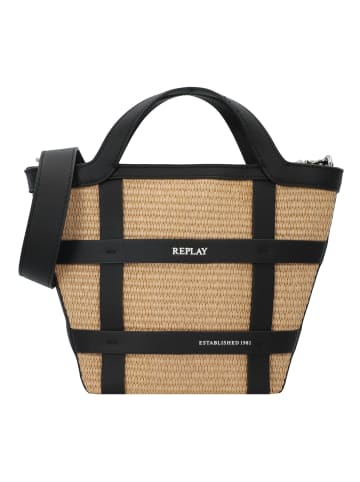 Replay Handtasche 20 cm in straw beige