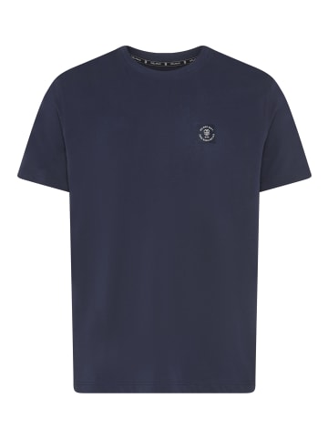 Delmao Rundhalsshirt in dunkelblau