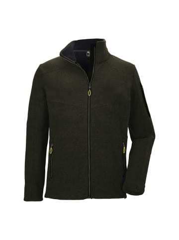 Killtec Strickfleecejacke KOW 28 in Dunkeloliv