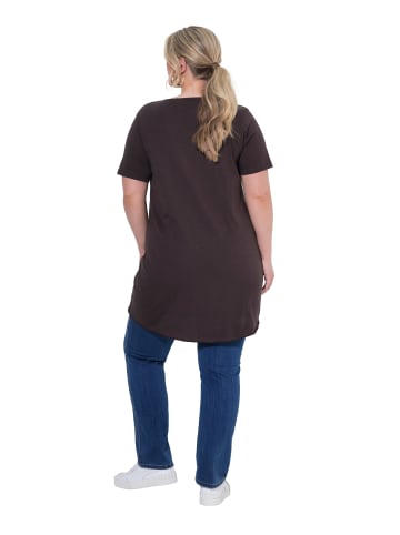 MIAMODA Shirt in mahagoni