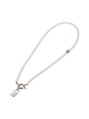 usha WHITE LABEL Women Necklace in Silver White