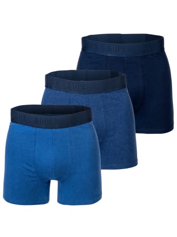 Superdry Boxershort 3er Pack in Blau