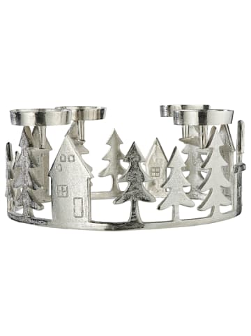 Butlers Butlers Adventskranz ADVENT Häuser in Silber