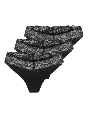ONLY Thong 'CHLOE GLITTER' Schwarz