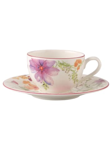 Villeroy & Boch Frühstückstasse mit Untertasse Mariefleur Basic in 290 ml in bunt