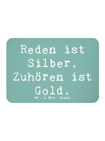 Mr. & Mrs. Panda Magnet Spruch Konflikte friedlich lösen mit Spruch in Meeresbrise