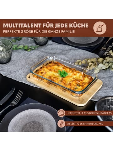 eluno Glas-Auflaufform