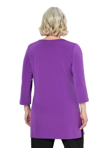 Ulla Popken Longshirt in klassisch lila