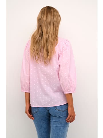 Kaffe Langarm-Bluse KAjollia Regular fit in Pink Mist