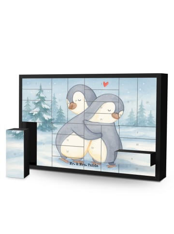 Mr. & Mrs. Panda Befüllbarer Adventskalender Pinguine Kuscheln D... in Weiß