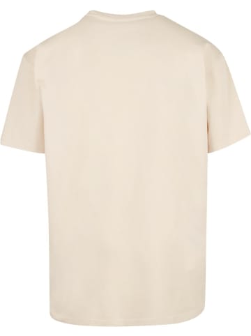 Wu-Wear T-Shirt "Faded Logo Oversize Tee" in Beige