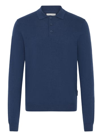 CASUAL FRIDAY Strickpullover CFFRODE polo knit in Blau