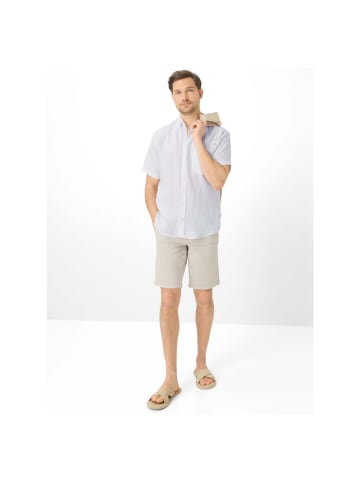 BRAX  Halbarmhemd in white