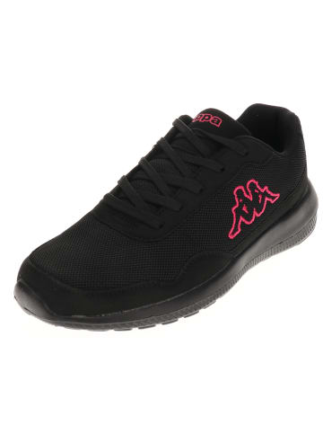 Kappa Sneaker Low in Schwarz/Pink