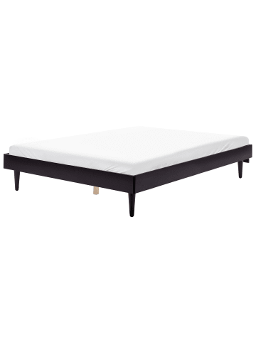 Beliani Doppelbett TOUCY in Schwarz - (W) 165 x (H) 38 x (L) 204 cm