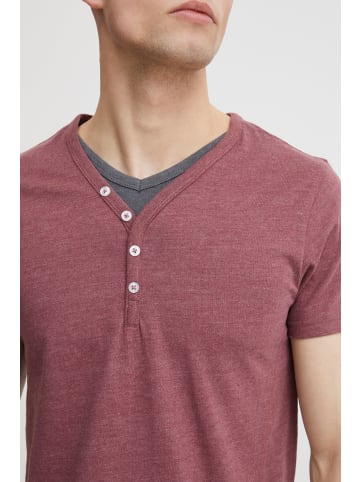 !SOLID Layershirt SDDorian 21102917ME Kurzarmshirt im 2-in-1 Look in Rot