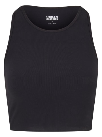 Urban Classics Urban Classics Ladies Sports Top Rib Ladies Sports Top Rib in black