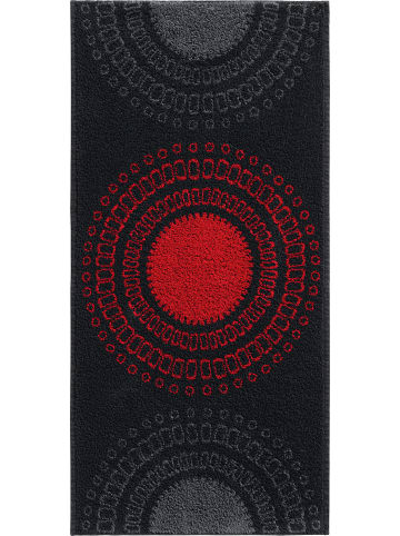 REDBEST Frottier, Jacquard Duschtuch Kreise in rot