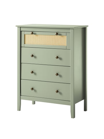 home24 Kommode Belleria II in Olivgrün
