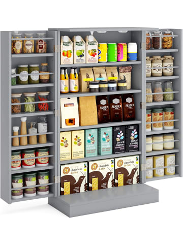COSTWAY Vorratsschrank 103cm in Grau