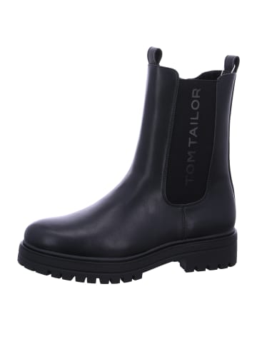 Tom Tailor Chelsea Boot in Schwarz