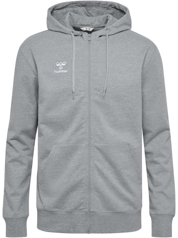 Hummel Hoodie Mit Reißverschluss Hmlgo 2.0 Zip Hoodie in GREY MELANGE