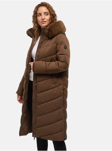 Tazzio Wintermantel mit Kapuze "F801" - in Camel