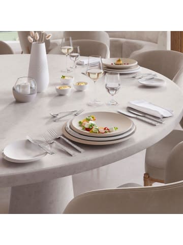 Villeroy & Boch 6er Set Schalen flach NewMoon ø 25 cm beige in beige