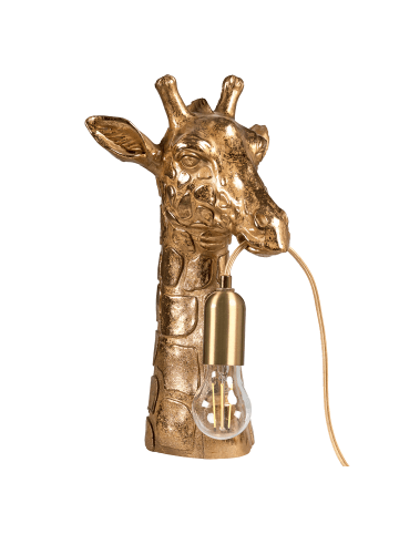 Beliani Tischleuchten MALAIKA in Gold/Messing - (W) 16 x (H) 40 x (L) 23 cm