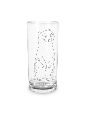 Mr. & Mrs. Panda Glas Erdmännchen ohne Spruch in Transparent