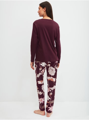 Calida Pyjama in black cherry