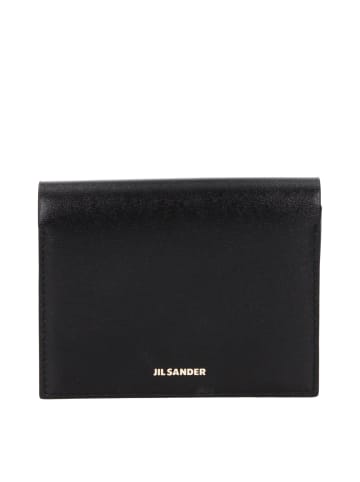 Jil Sander Schwarz Leder Kartenetui